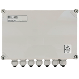 Styr/övervakningsenhet hinderljus Modbus,GSM 100-240VAC IP65 polykarb.