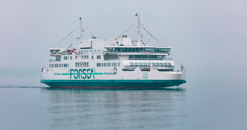 Aurora, one of the ferries in the green transition at Öresundslinjen